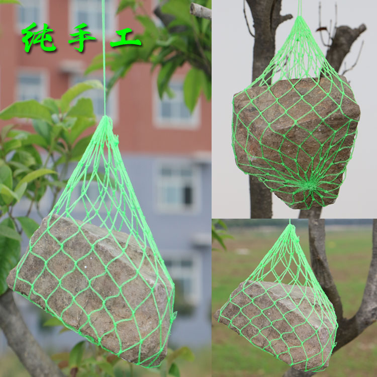 包邮 绿色网兜 甲鱼手提网袋 手工塑料包装结实拉不断大网眼袋子