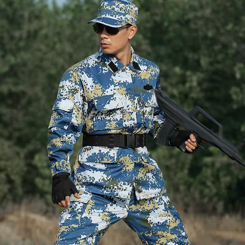 查看淘宝户外海军陆战队作战服长袖海洋迷彩服特种兵作训服军迷军装