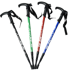 超轻折叠登山杖