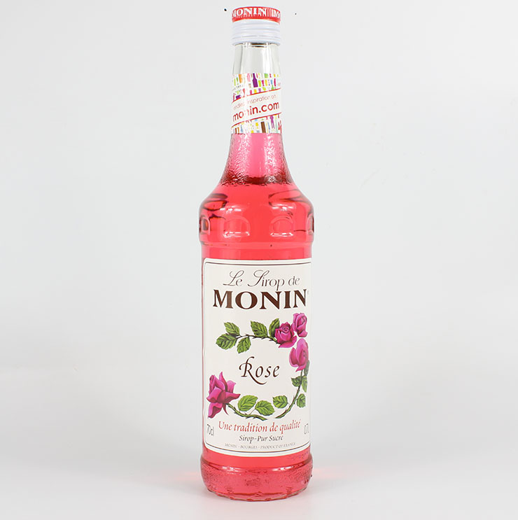 monin ross 莫林 玫瑰风味糖浆果露 调饮品鸡尾酒烘培 700ml