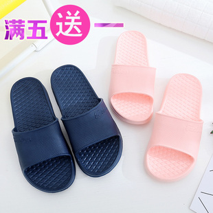 泡沫拖鞋女夏厚底防滑家居地板拖鞋室内家用情侣浴室洗澡凉拖鞋男