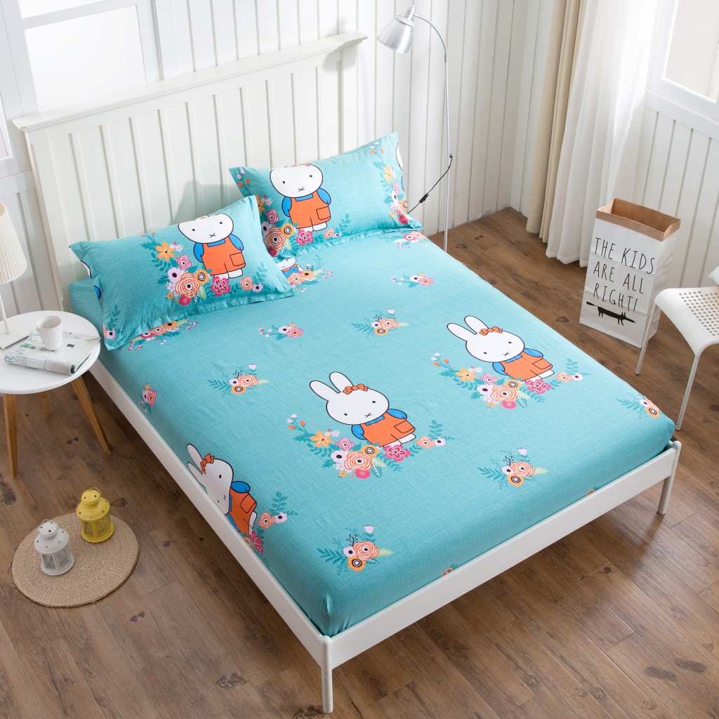 防滑纯棉定做护套床单床笠单件儿童卡通床罩