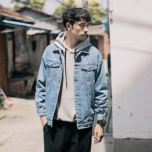 bf风男士牛仔外套