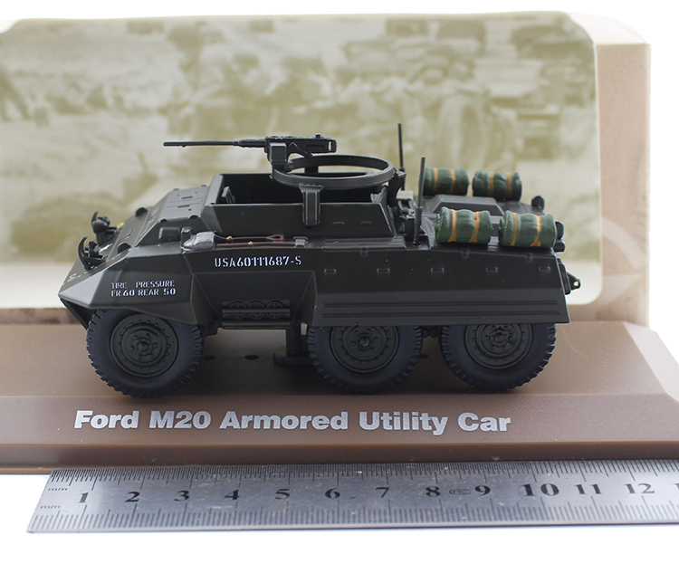 1/43 ford m20 armored utility car美军福特装甲车合金成品模型