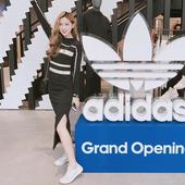 巴黎 黑白条纹 BK5883 连衣裙 三叶草 环游世界 专柜正品 adidas