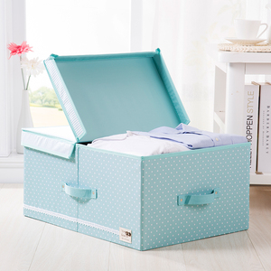 薄荷绿布艺收纳套装