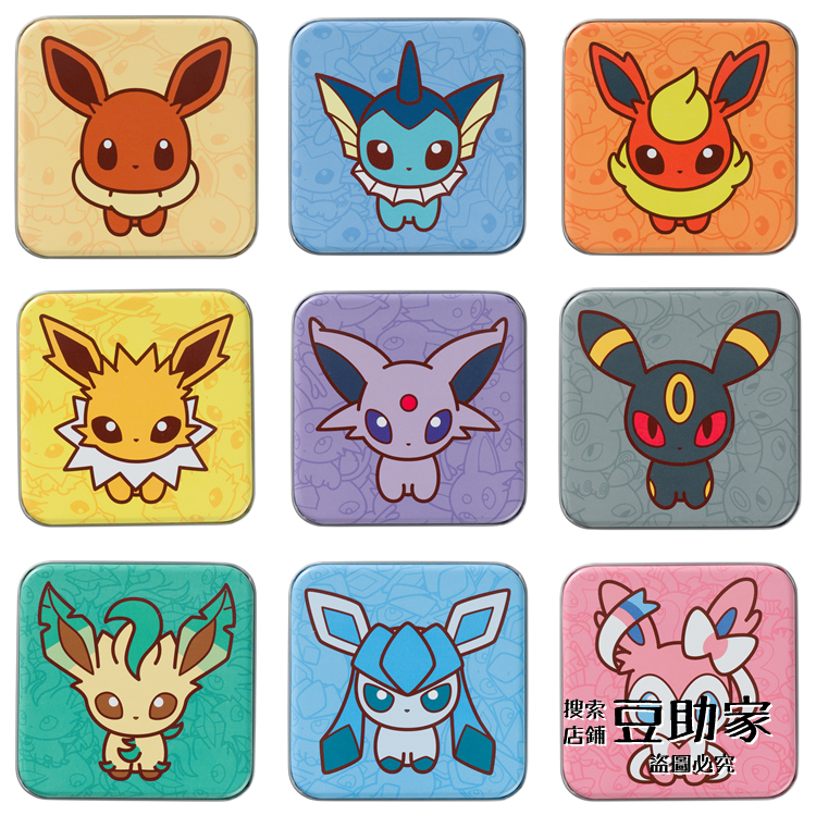 ensky精灵宝可梦伊布家族evolutions 208片艺术水晶拼图 透明片