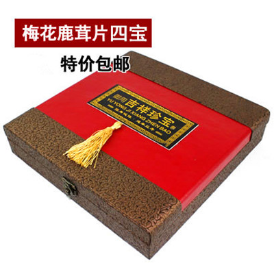 吉林长白山梅花鹿鹿茸片，鹿鞭片鹿心血鹿膏礼盒东北特产泡酒