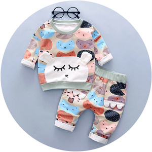 春季儿童卫衣套装0-1-2岁