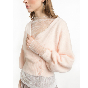 性感透视蕾丝网纱打底衫