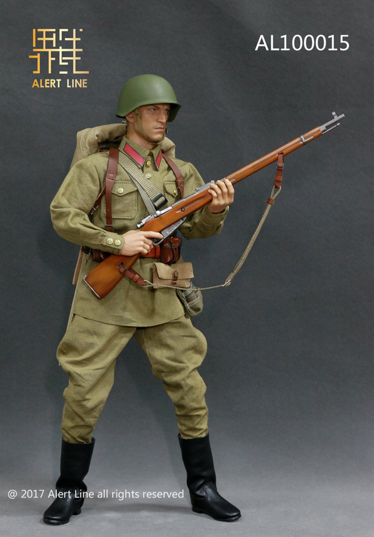 alertline界线玩模 二战苏军 苏联红军步兵1/6兵人模型al100015