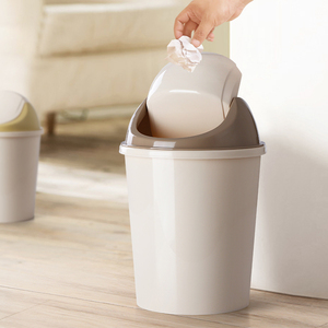 摇盖式创意垃圾桶