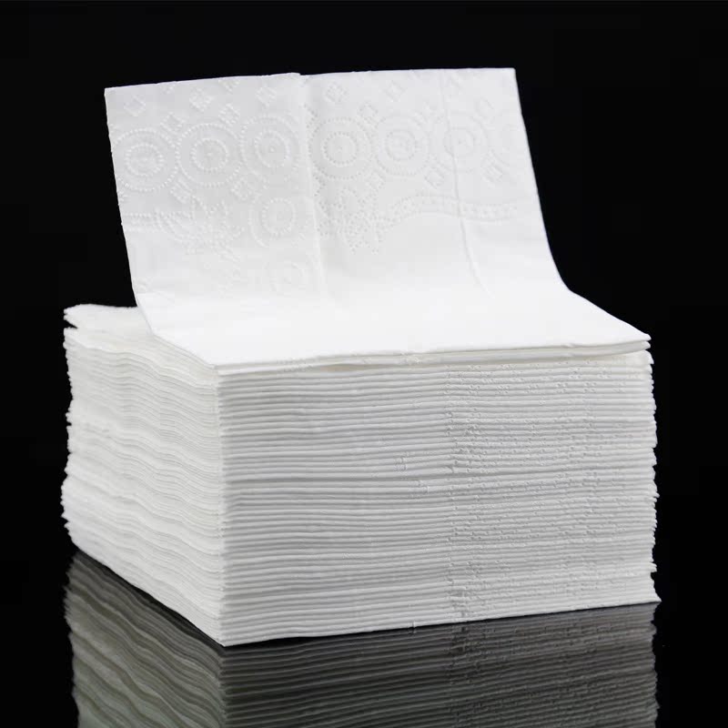 饮龙3000张餐厅火锅饭店酒用方巾纸卫生纸巾软餐巾三层散片纸