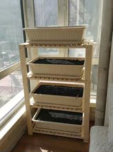 实木置物架 杂物架花架 涮菜架 鞋架储物架层架货架定制3658