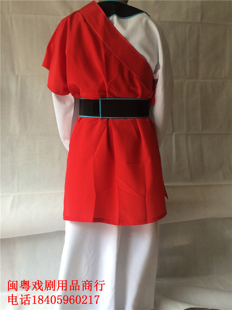 戏剧戏曲用品京剧舞台表演古装服装戏服犯衣囚衣犯人囚服犯服囚犯