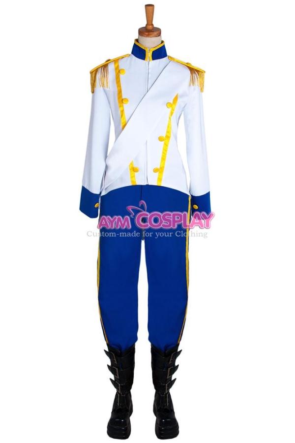 disney小美人鱼 人鱼公主亚力克王子舞台演出cosplay服装衣服定做