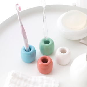 甜甜圈陶瓷创意牙具座架