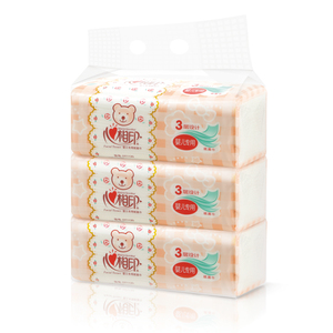 心相印婴儿软抽18包口水巾