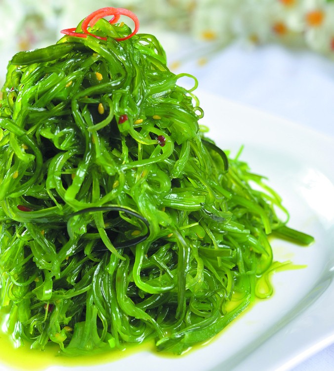 大连特产海芥菜开袋即食裙带菜酸甜口味400g海藻沙拉海草海带推荐