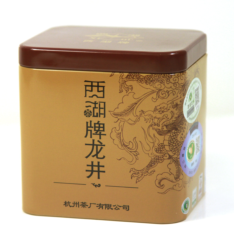 西湖牌明前西湖龙井茶叶一级绿茶100g罐装 杭州茶厂春茶2016新茶