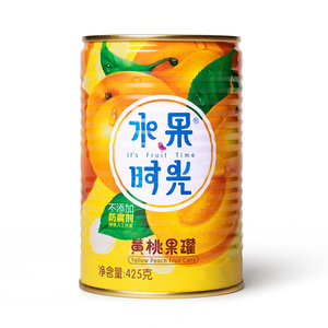 水果时光黄桃罐头425g*5罐