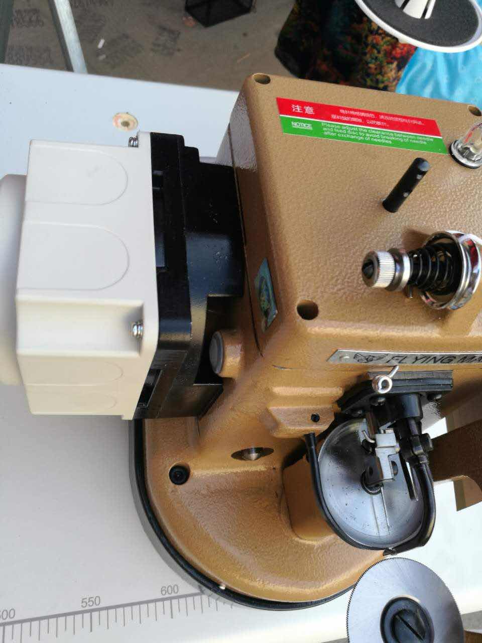 工业用裘皮机剖缝机改装直驱电机有定位功能需打孔安装的节能马达