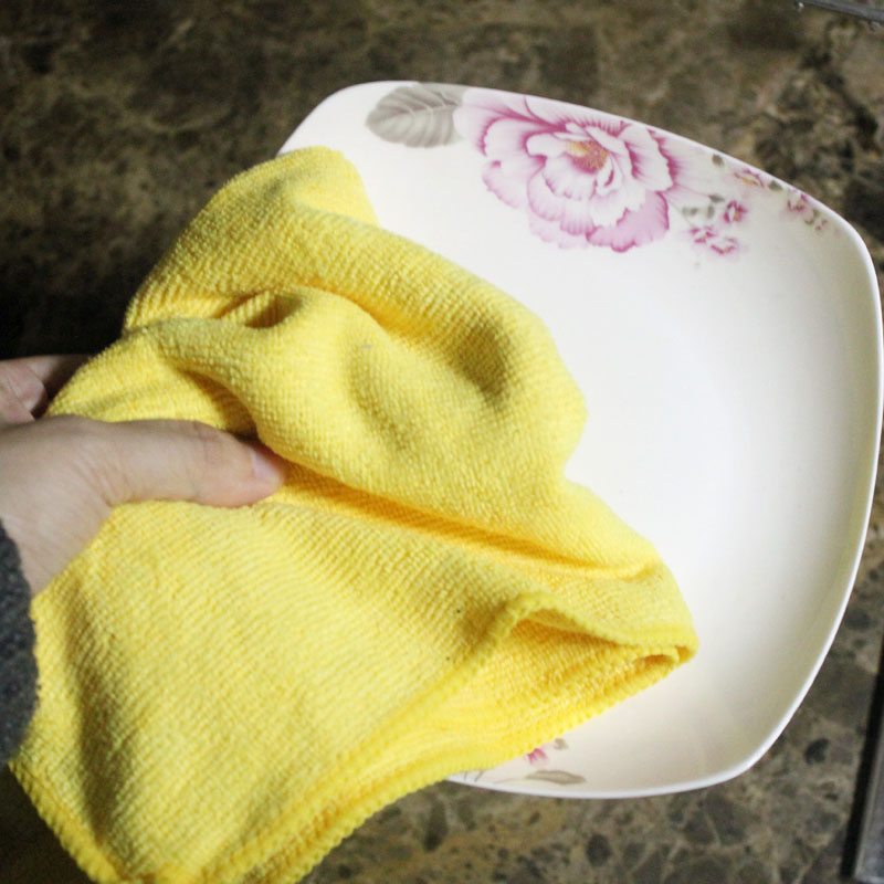 家居毛巾布 擦桌抹布 擦碗抹布 洗碗毛巾四片装