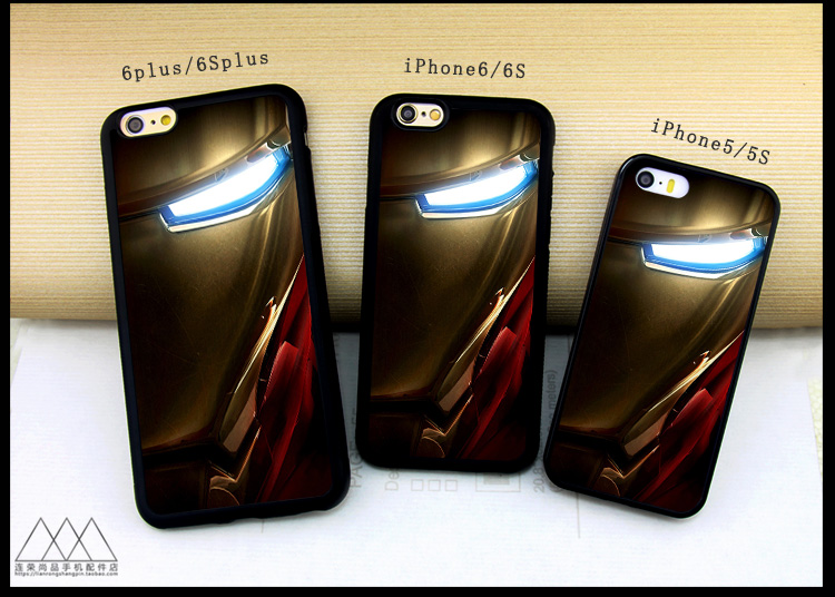 超级英雄 钢铁侠iphone6s手机壳 5se iphone6plus手机