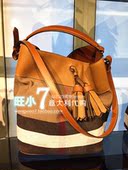 意大利购正品现货BURBERRY/博柏利新款中号水桶包39971701