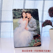 放大亚米奇大韩水晶相框摆台挂墙结婚照相片制作定制 婚纱照摆台