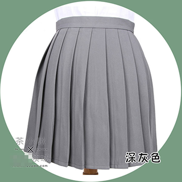 包邮jk制服春秋款百褶裙 日制版型高温定型压褶 做工精良 多色