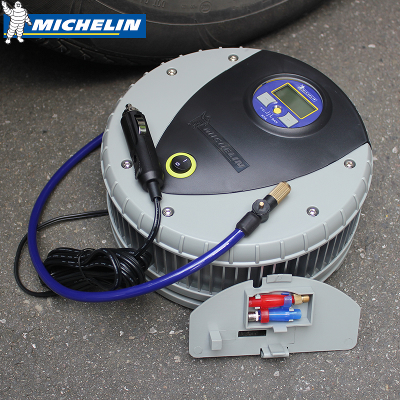 米其林车载充气泵12v充气机便携式迷你轮胎充气打气泵
