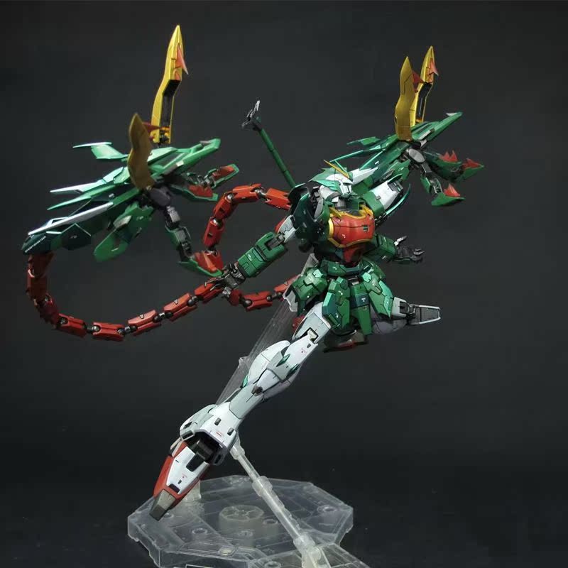 包邮 超新星拼装模型 mg 1/100 双头龙高达改 神龙高达 哪吒敢达