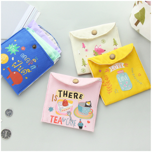 卡通可爱棉麻卫生巾包