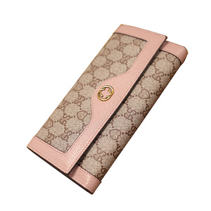 牛皮三折搭扣钱包