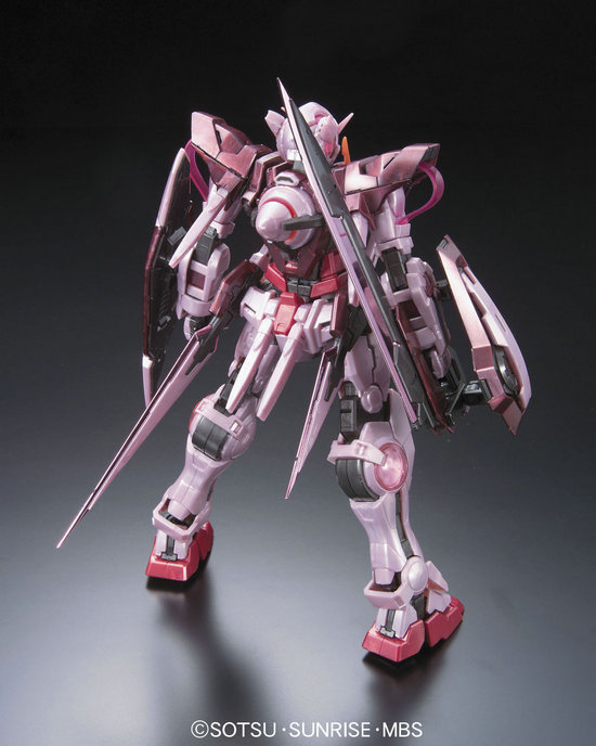 万代原装正版 mg 1/100 能天使高达 trans-am 三红粒子释放