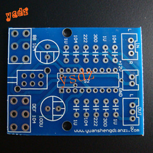 清仓特惠 pcm1794/1798 dac解码器带耳放hifi线路板双面pcb空板