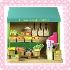 立体折纸手工制作模型剪纸 美容店商店 场景建筑