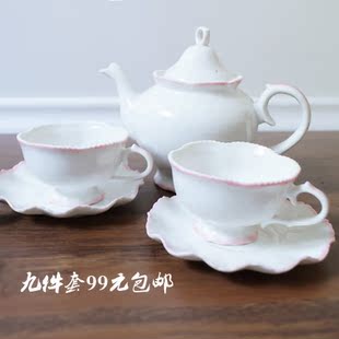 淘宝特卖 厨房/餐饮用具 茶具 整套茶具 特价包邮白瓷英式下午茶