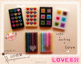 diy手工★串珠卡套交通卡门禁卡银行卡公交卡套love系列材料包