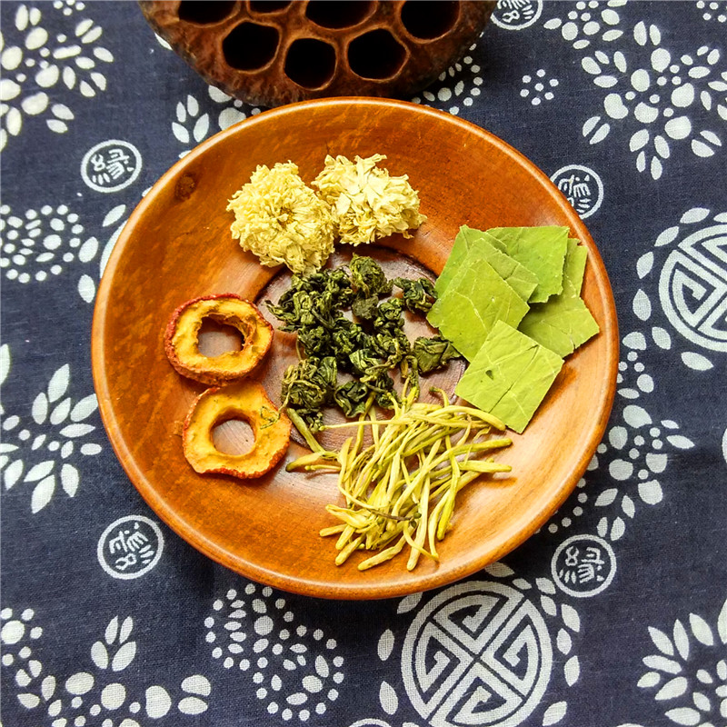 降压脂肪血糖三高组合茶绞股蓝菊花金银花荷叶山楂组合花茶养生茶