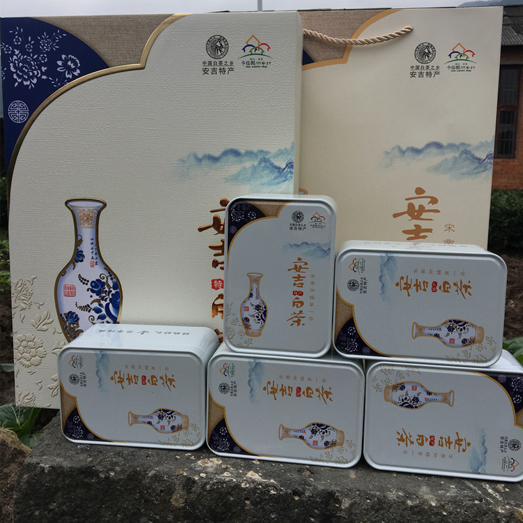 正宗安吉白茶2016新茶高档礼盒250g装雨前特级春茶叶特级绿茶