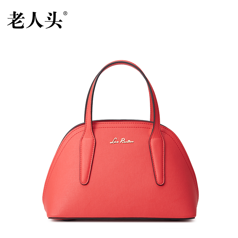 老人头2016新款真皮包包女包手提包斜挎包 女
