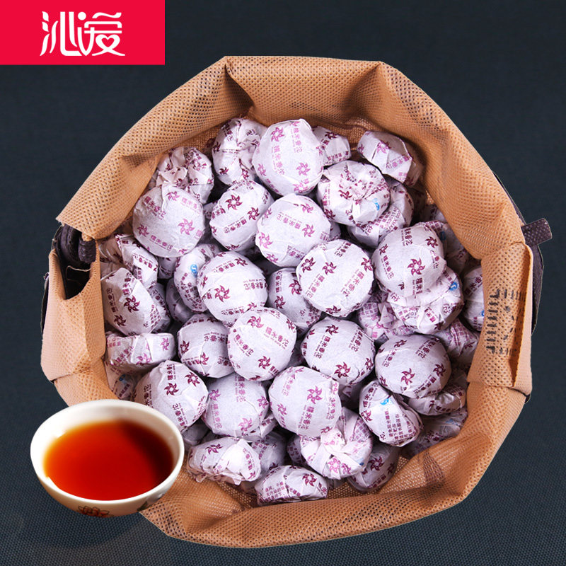 大份量500g 沁爱糯米香普洱茶小沱茶云南糯香迷你沱普洱茶熟茶叶