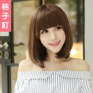 桔子町假发 女生短发假发bobo头沙宣头短直发假发套发型