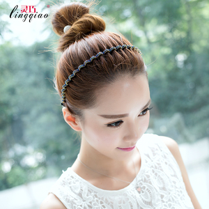 韩版时尚简约波浪纹发箍