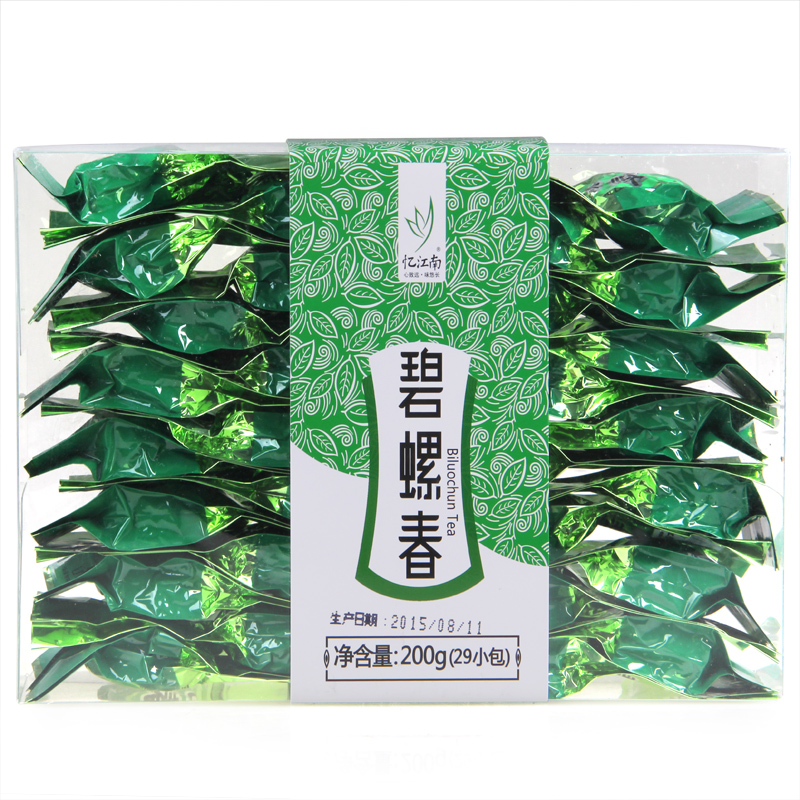 2016新茶叶一级洞庭山碧螺春清香型高山云雾炒青绿茶碧罗春小袋装