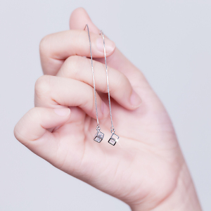 S925纯银耳环耳线