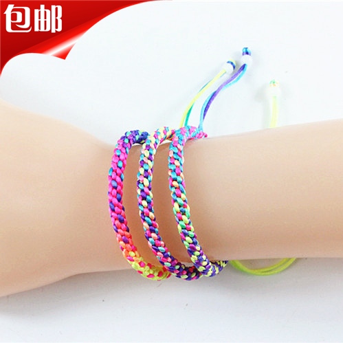 正品[红绳银戒指]红绳编戒指视频评测 金刚结图