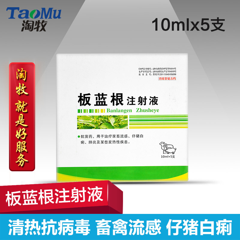 淘牧 兽药兽用板蓝根注射 液猪用牛羊用宠物犬猫用退烧药抗病毒